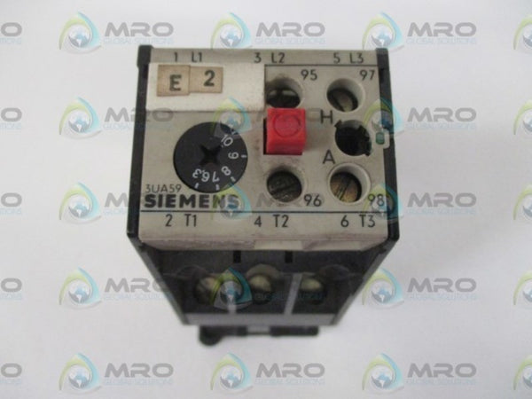 SIEMENS 3UA5900-1J RELAY (6,3-10A )  UNMP