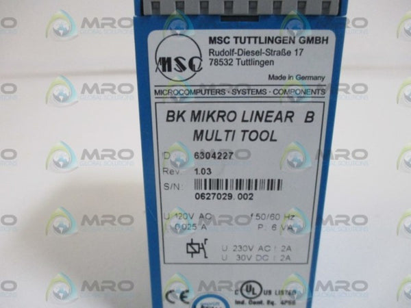 LEUKHARDT SYSTEMS BK MIKRO LIN TIME DELAY RELAY NSNP