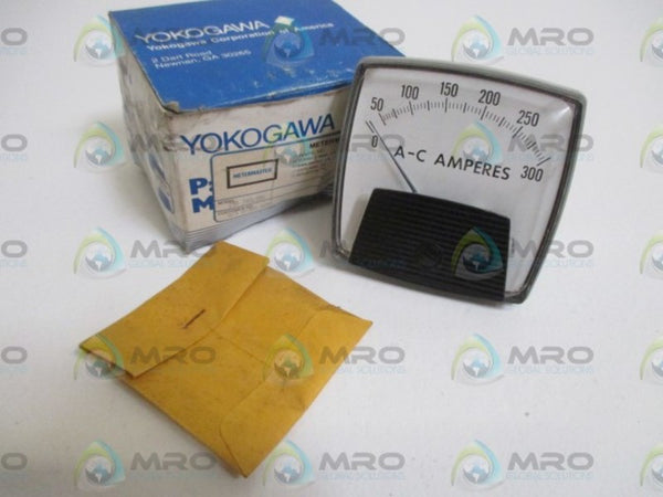 YOKOGAWA 250 340LSRX PANEL METER 0-300 A-C AMPERES NSMP