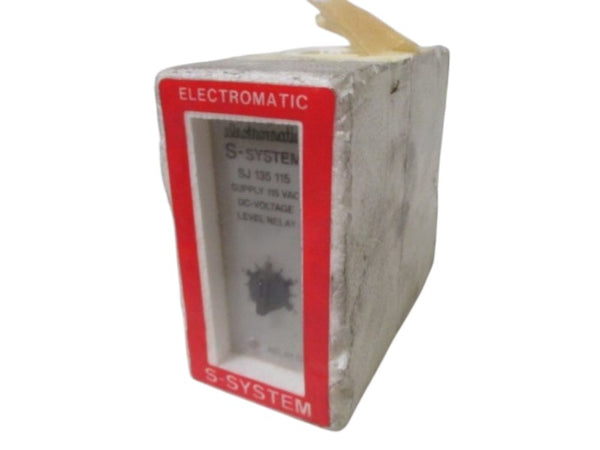 ELECTROMATIC SJ135115 DC-VOLTAGE LEVEL RELAY ORIGINAL PACKGE