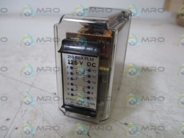 STRUTHERS-DUNN 219BBXPLM RELAY 125VDC  NSMP