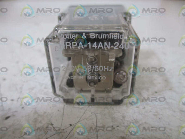 POTTER & BRUMFIELD KRPA-14AN-240 RELAY 240V UNMP