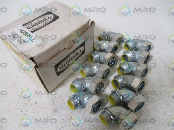 LOT OF 12 HUBBELL H07591 3/4" LIQUIDTIGHT CONNECTOR NSMP