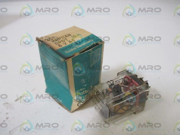 POTTER & BRUMFIELD KRP-11AN-6 RELAY 6VDC NSMP