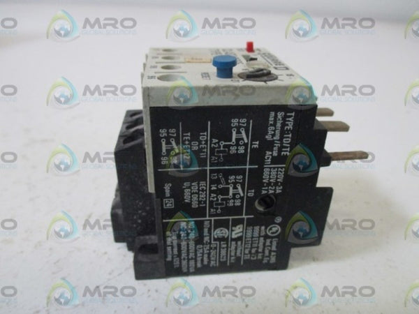 SQUARE D 9065-TE16 OVERLOAD RELAY UNMP