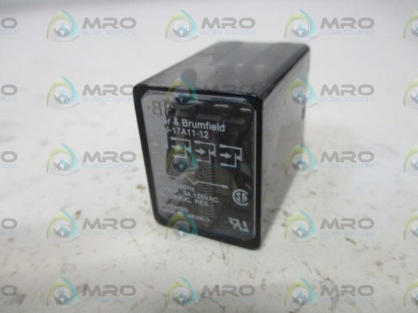 POTTER & BRUMFIELD KHAU-17A11-12 RELAY UNMP
