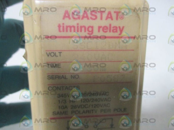 AGASTAT SSC12BNA TIMING RELAY 240VAC UNMP