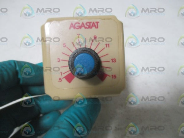 AGASTAT SCBRX022XXBBXA TIMING RELAY 240VAC .5-15S UNMP