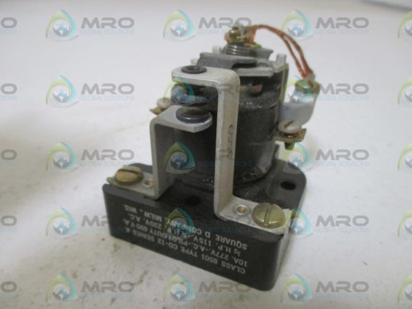 SQUARE D 8501-CO-12 SER.C MAGENTIC RELAY UNMP