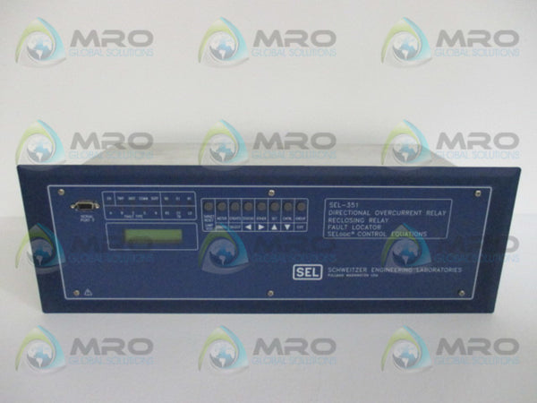 SEL SEL-351 03516134554621 DIRECTIONAL OVERCURRENT RELAY  NSNP