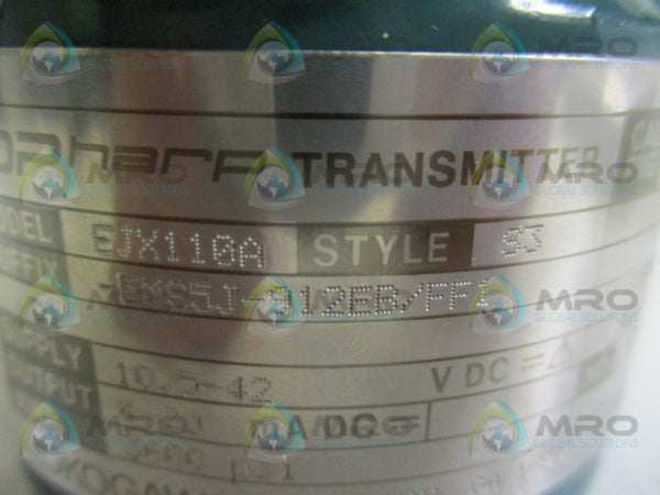 YOKOGAWA EJX110A-EMS5J-912EB/FF1/D1 PRESSURE TRANSMITTER NSMP