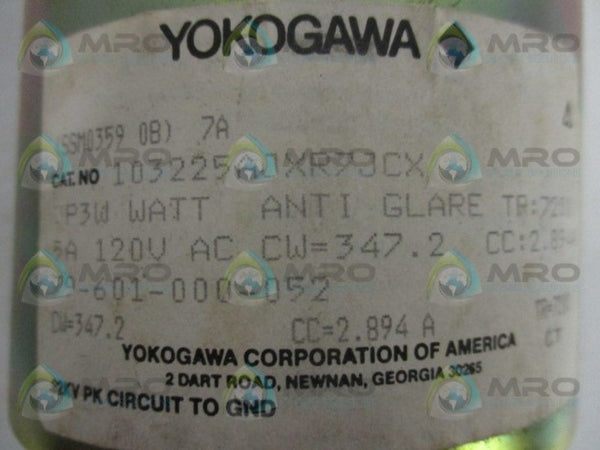 YOKOGAWA 103225AJXR7JCX METER (AS PICTURED) NSMP