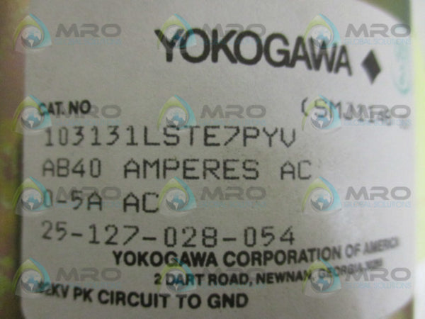 YOKOGAWA 103131LSTE7PYV METER NSNP
