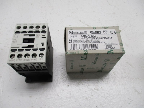 KLOCKNER MOELLER DILA-22 CONTACTOR RELAY 230/240V NSMP