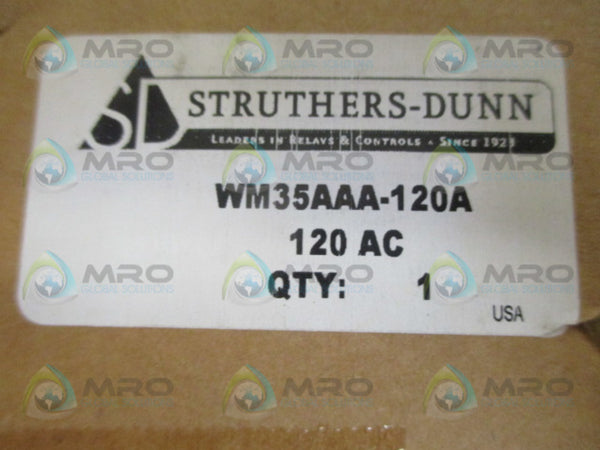 STRUTHERS DUNN WM35AAA-120A RELAY 120VAC NSMP