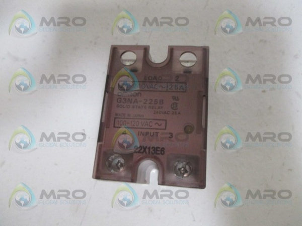 OMRON G3NA-225B SOLID STATE RELAY 120V UNMP