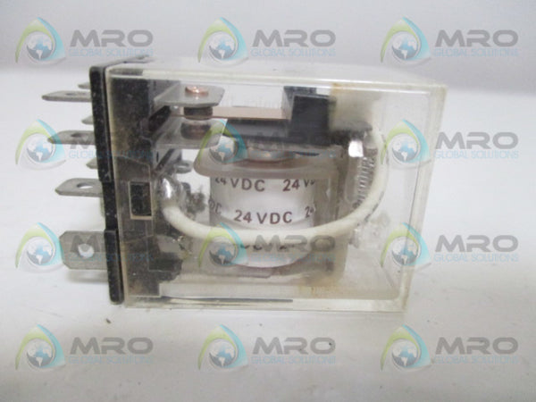 NTE ELECTRIC R14-5D15-24 RELAY 24VDC UNMP