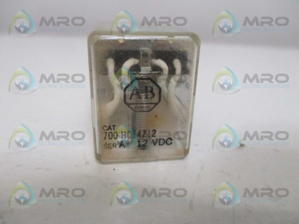 ALLEN BRADLEY 700-HC14Z12 SER. A RELAY 12VDC UNMP