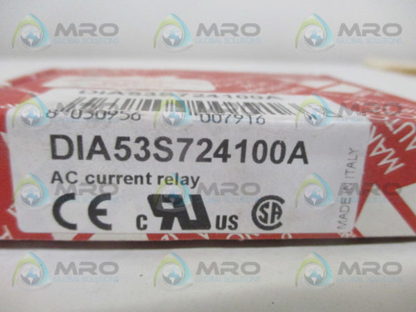 CARLO GAVAZZI DIA53S724100A AC CURRENT RELAY NSMP