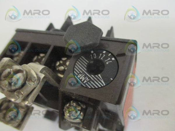 KLOCKNER MOELLER Z0-14/K-NA BIMETAL RELAY 10-14A NSMP