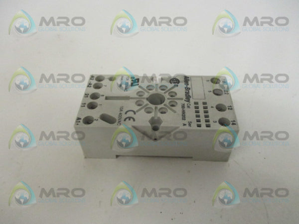 ALLEN BRADLEY 700-HN202 SER. A RELAY SOCKET UNMP
