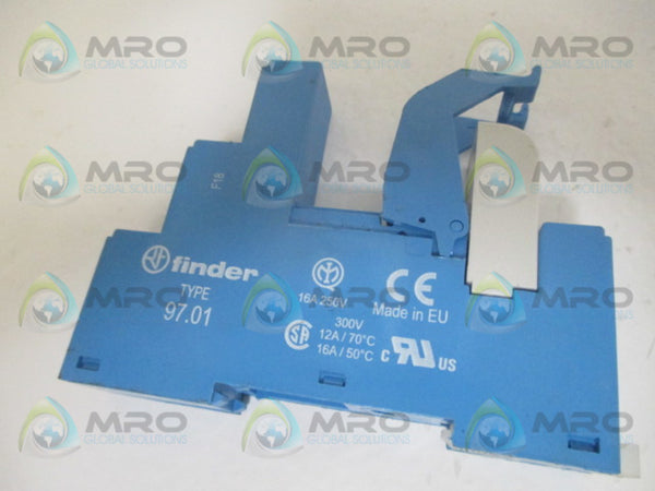 FINDER 97.01 RELAY SOCKET 12A 300V UNMP