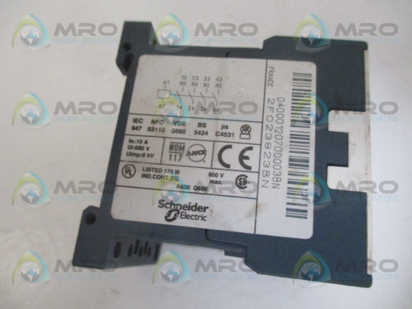 TELEMECAINQUE CA2KN40G7 CONTROL RELAY 120V UNMP