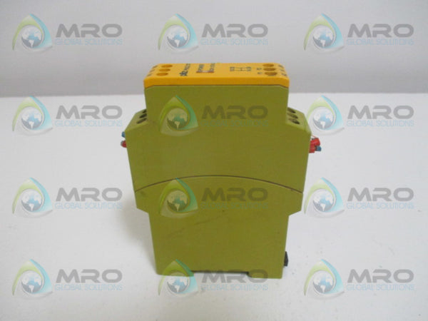 PILZ PNOZX724VACDC2n/o 774059 SAFETY RELAY (AS PICTURED) UNMP