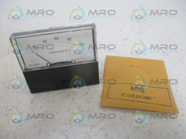 YOKOGAWA 251230LCXX PANEL METER 0-100% AC VM NSMP