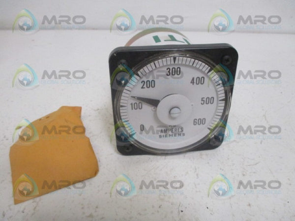 YOKOGAWA 103131LSSJ7PZF PANEL METER 0-600 ACA NSMP