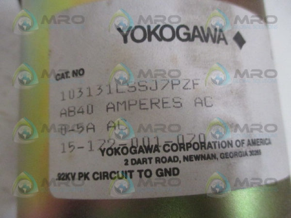 YOKOGAWA 103131LSSJ7PZF PANEL METER 0-600 ACA NSMP