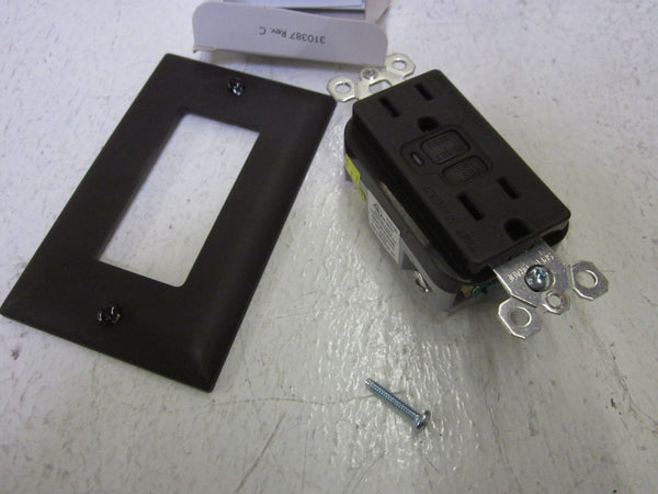 PASS & SEYMOUR 1595 GFC1 DUPLEX RECEPTACLE TRIP INDICATOR LIGHT NSMP