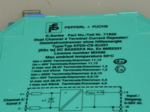 PEPPERL+FUCHS 71855 KFD0-CS-EX251 UNMP