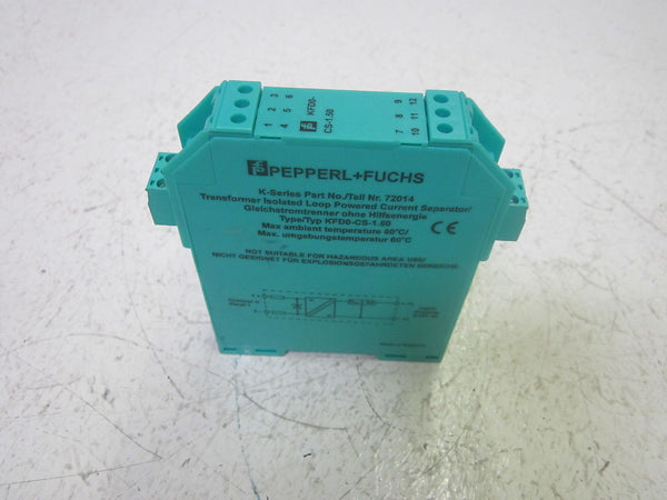 PEPPERL+FUCHS KFD0-CS-1.50 REPEATER MODULE UNMP