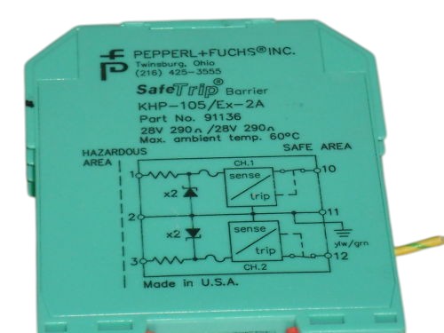 PEPPERL+FUCHS 91136 BARRIER KHP-105/Ex-2A UNMP