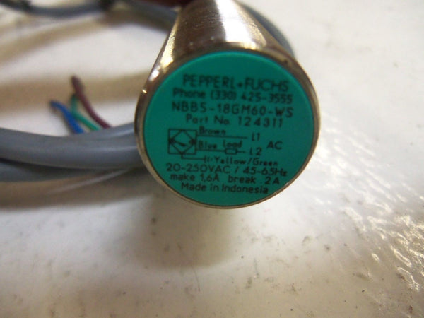 PEPPERL+FUCHS NBB5-18GM60-WS PROXIMITY SENSOR UNMP
