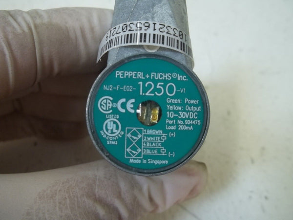 PEPPERL+FUCHS NJ2-F-E02-1.250-V1 PROXIMITY SENSOR 904475 NSMP