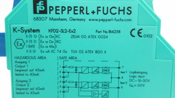 PEPPERL+FUCHS KFD2-SL2-EX2 184258 16-30VDC NSMP