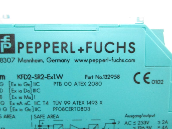 PEPPERL+FUCHS KFD2-SR2-EX1.W 132958 253VAC 2A UNMP