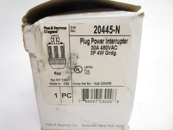 PASS&SEYMOUR 20445-N 480VAC 30A NSMP