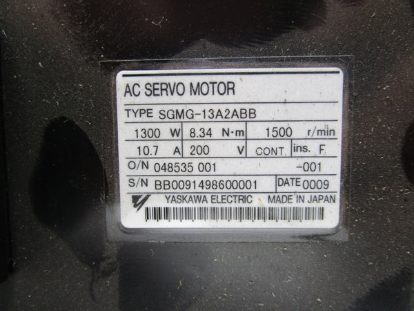 YASKAWA ELECRIC SGMG-13A2ABB UNMP