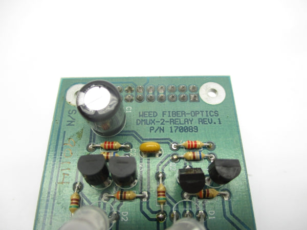 WEED FIBER OPTICS 170089 DMUX-2-RELAY REV. 1 UNMP