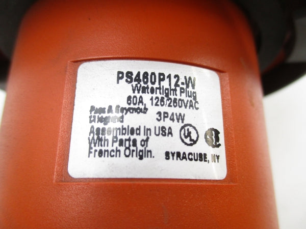 PASS&SEYMOUR PS460P12-W 125/250VAC 60A NSMP