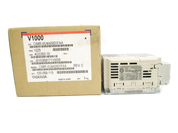 YASKAWA CIMR-VU4A0001FAA 0-480V 1.2/1.2A NSMP
