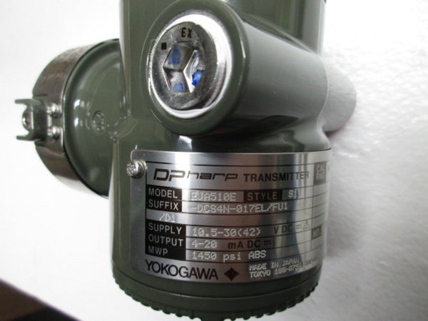 YOKOGAWA EJA510E-DCS4N-017EL/FU1/D1 PRESSURE TRANSMITTER NSMP