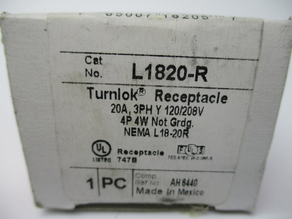 PASS&SEYMOUR LEGRAND L1820-R 120/208V 20A NSMP