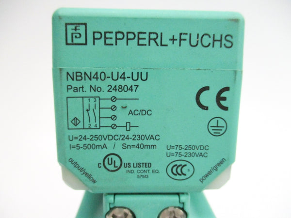 PEPPERL+FUCHS NBN40-U4-UU 248047 24-230VAC UNMP