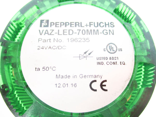 PEPPERL+FUCHS VAZ-LED-70MM-GN 196235 24VAC/DC NSNP