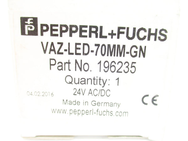 PEPPERL+FUCHS VAZ-LED-70MM-GN 196235 24VAC/DC NSMP