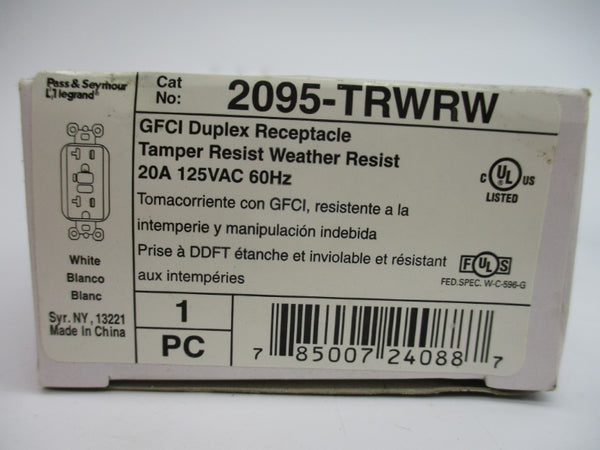 PASS & SEYMOUR 2095-TRWRW 125VAC 20A NSMP